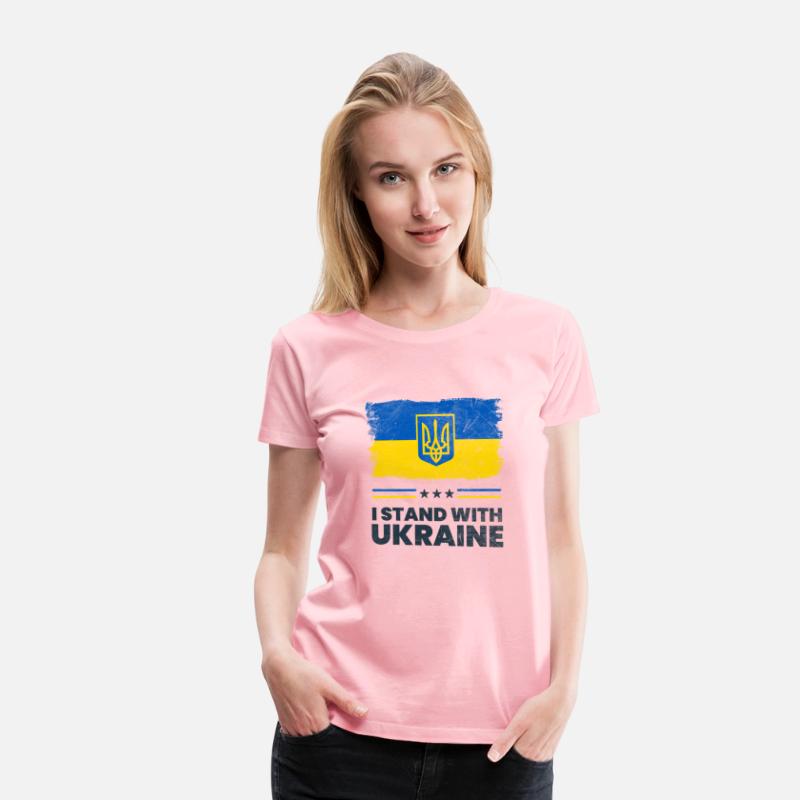 I Stand With Ukraine Flag Ukrainian Flag Ukraine