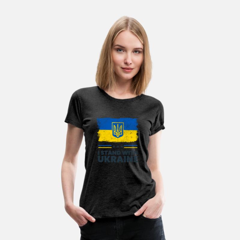 I Stand With Ukraine Flag Ukrainian Flag Ukraine
