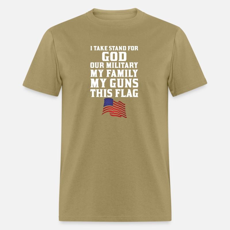 I take stand for God, our military, our family