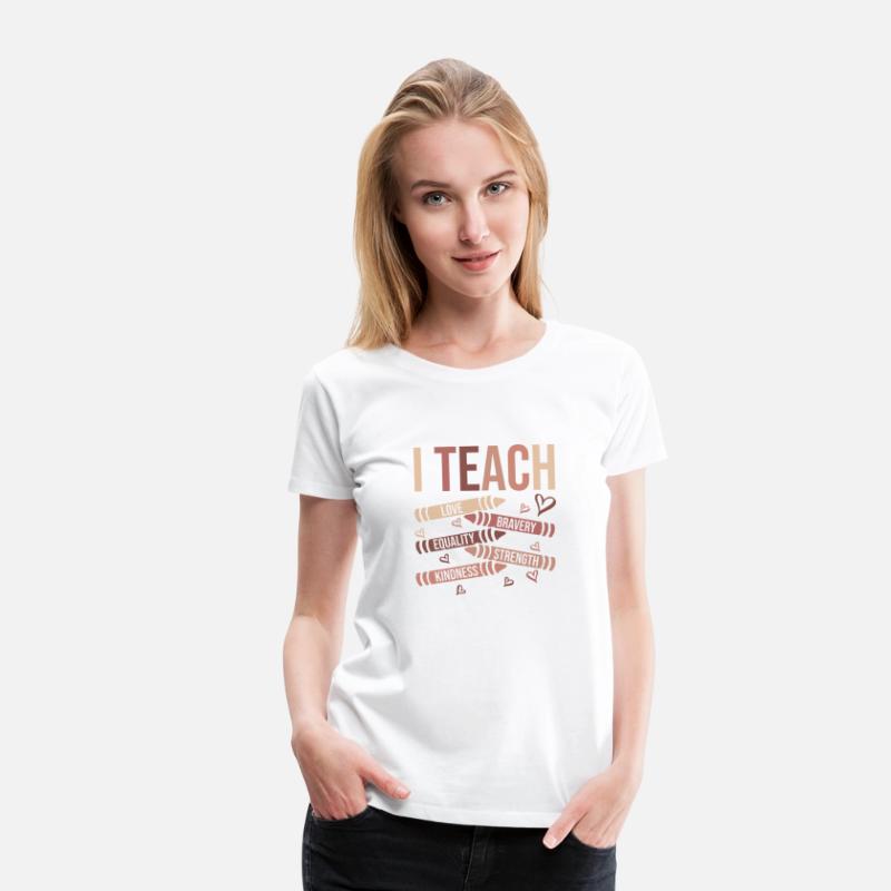I Teach Love Bravery Equality Black African Americ