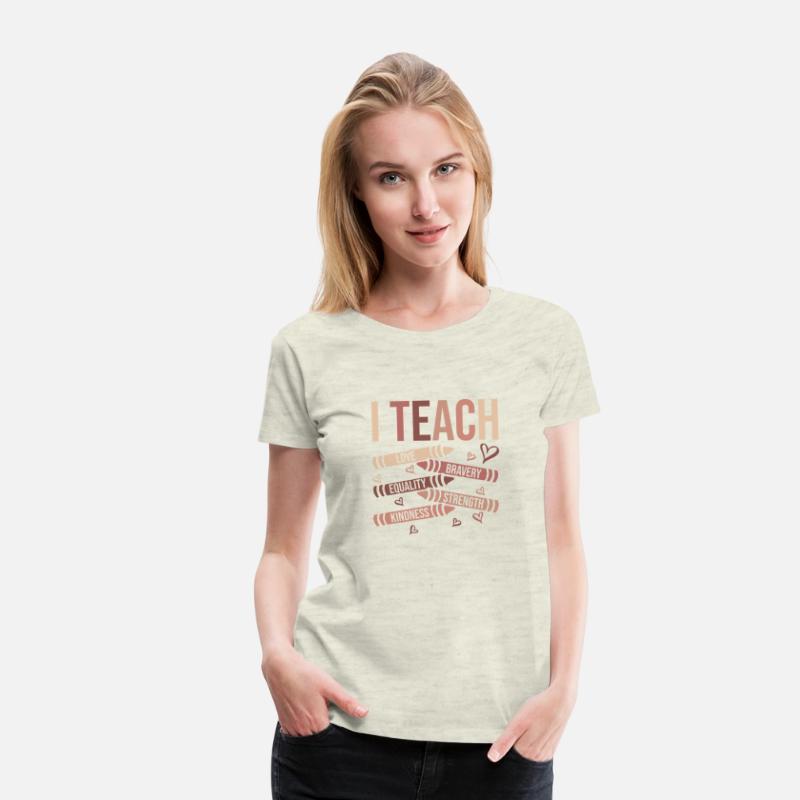 I Teach Love Bravery Equality Black African Americ
