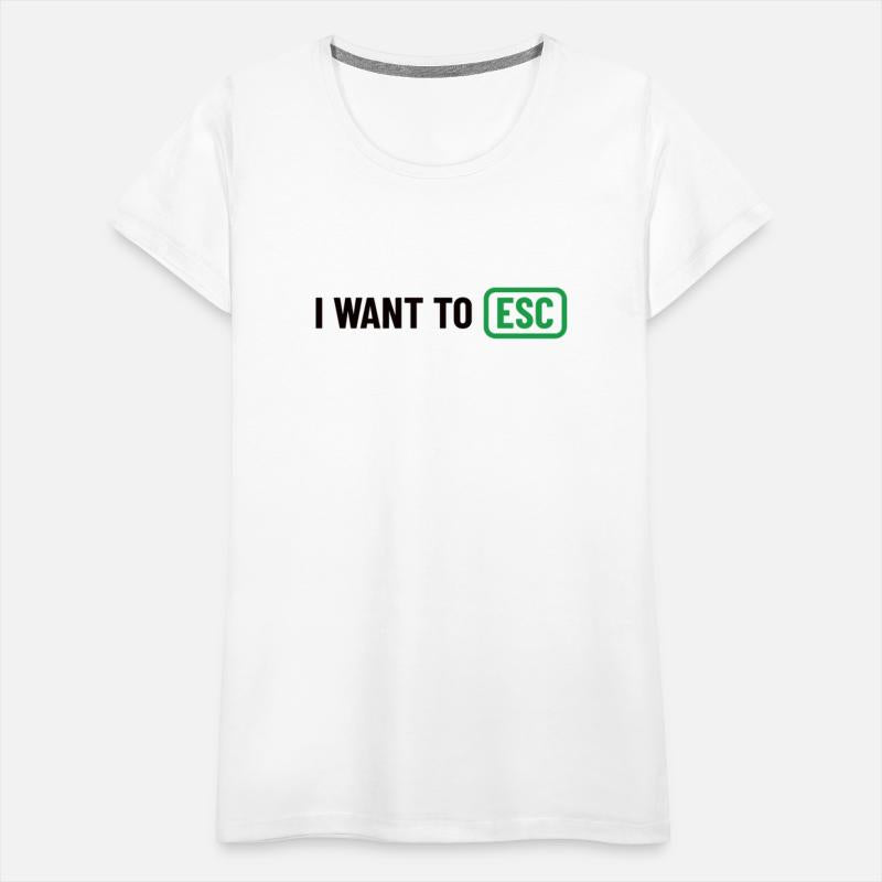 I want to ESC - Developer, PC Nerd, Admin Gift