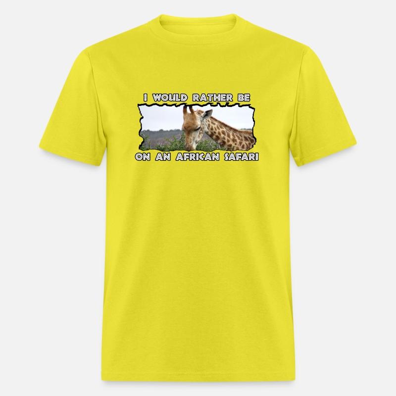 I Would Rather Be African Safari Giraffe Thorn