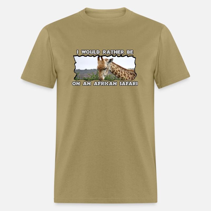 I Would Rather Be African Safari Giraffe Thorn