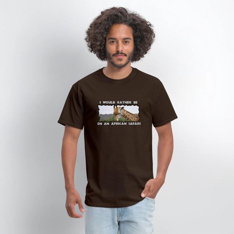 I Would Rather Be African Safari Giraffe Thorn