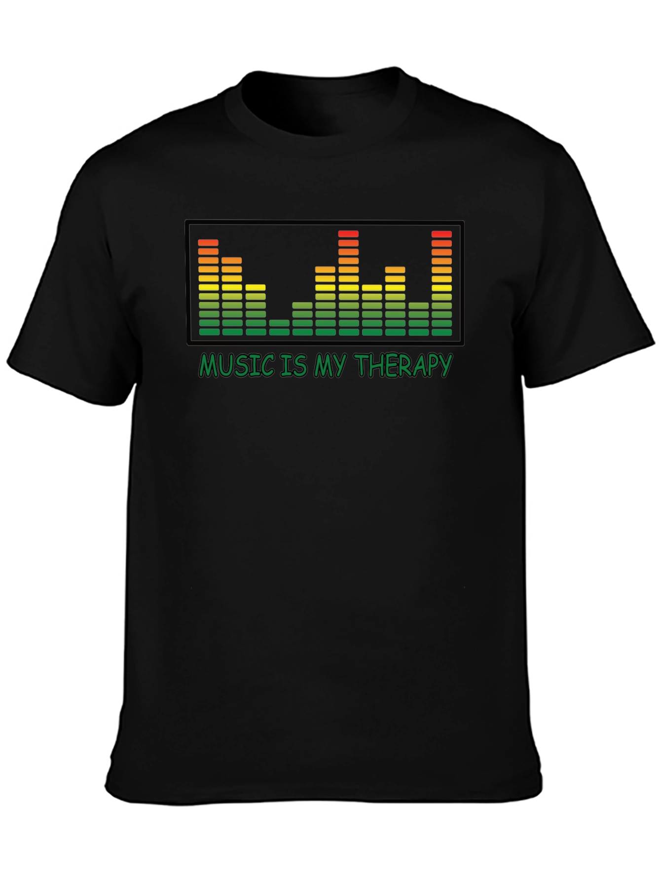 Music is My Therapy Graphic Tee