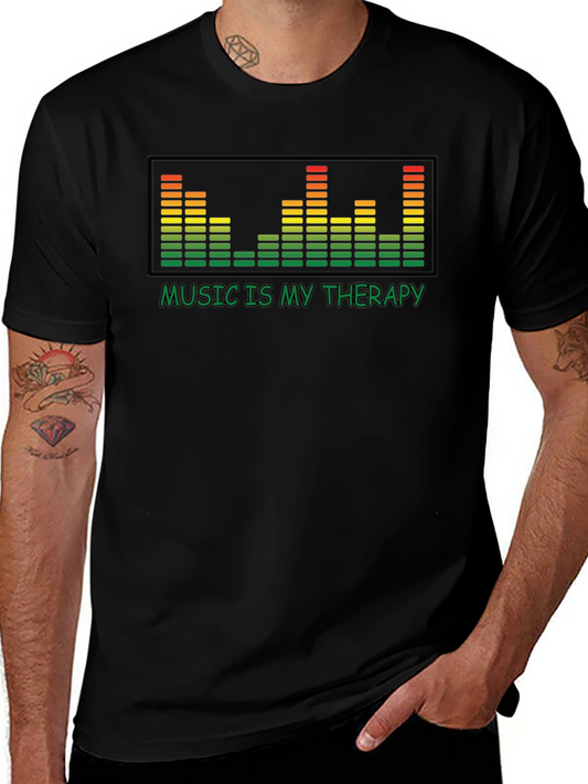 Music is My Therapy Graphic Tee