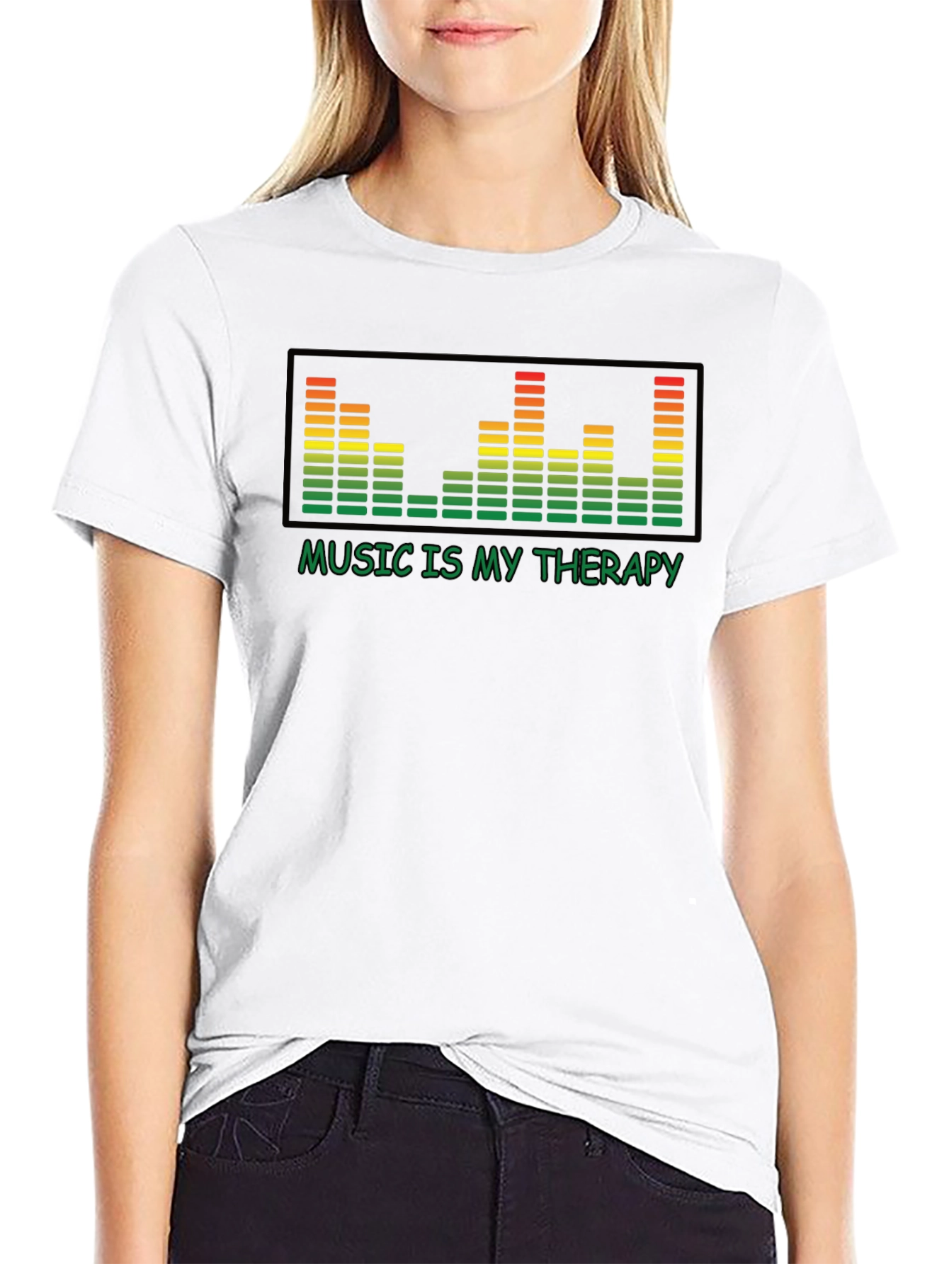Music is My Therapy Graphic Tee