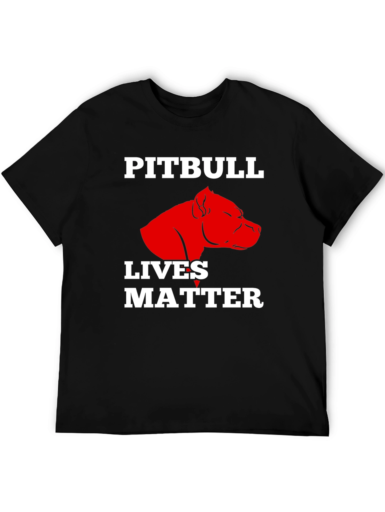 Pitbull Lives Matter Graphic T-Shirt