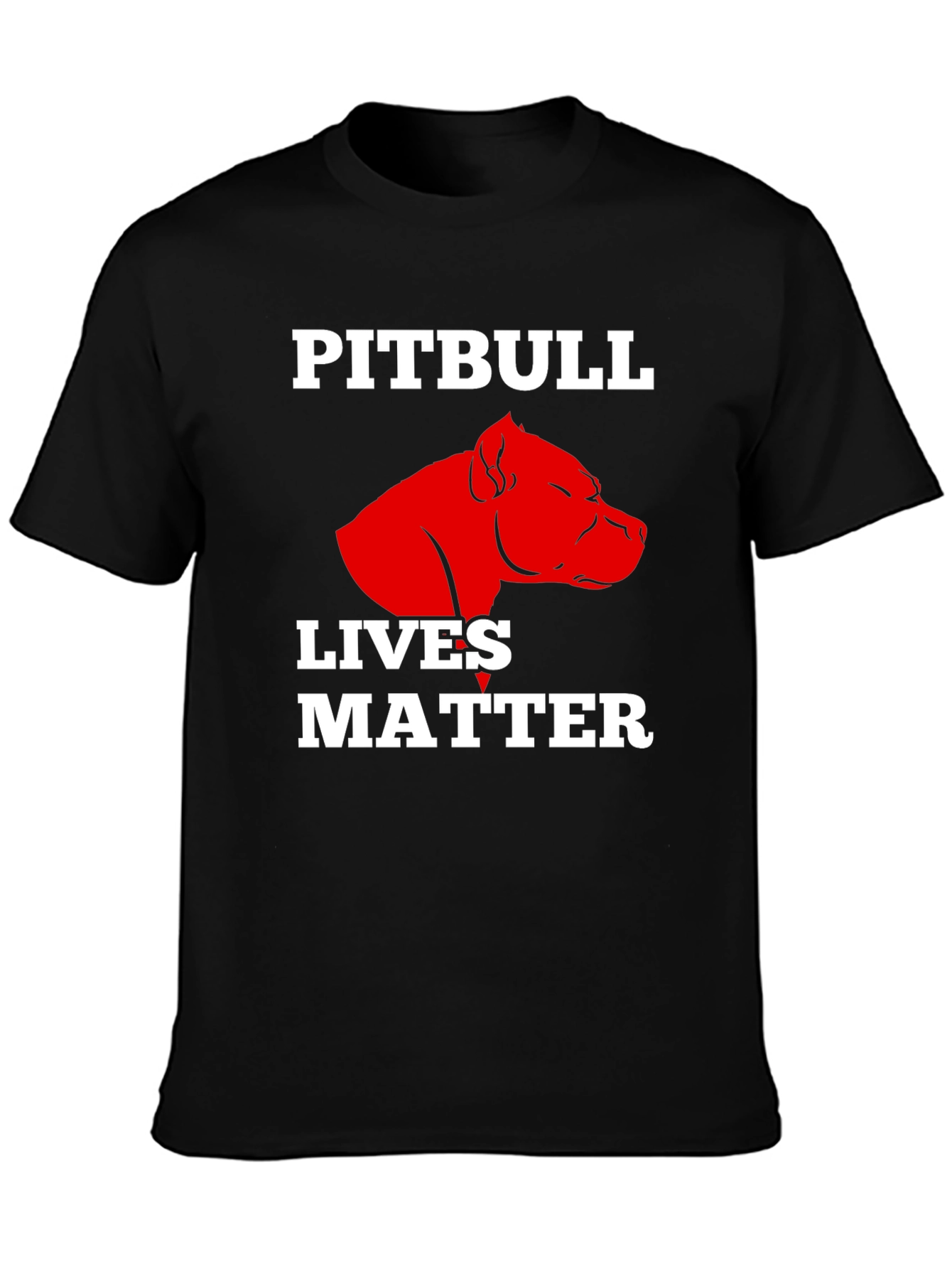 Pitbull Lives Matter Graphic T-Shirt