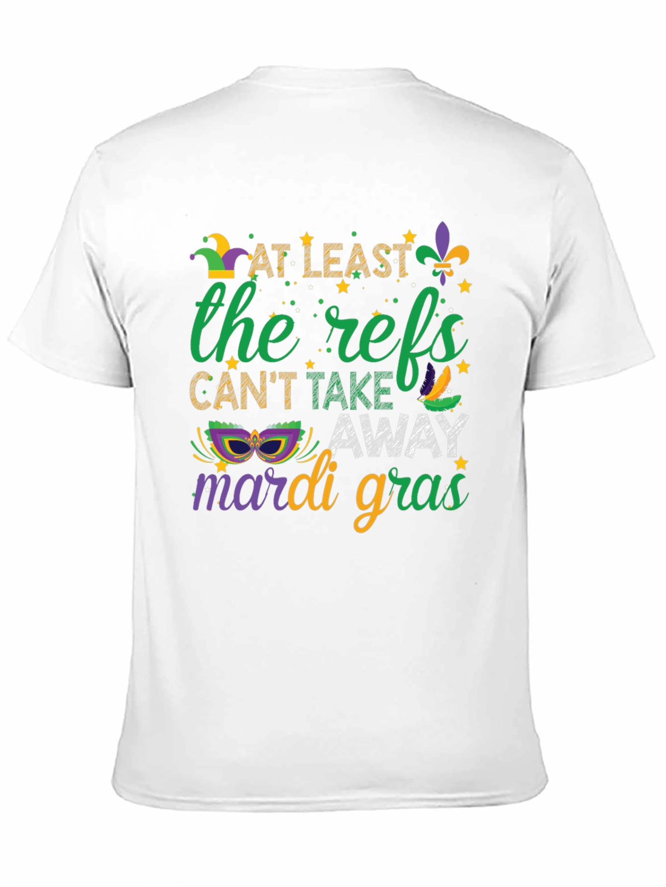 Mardi Gras Refs T-Shirt Funny Graphic Tee