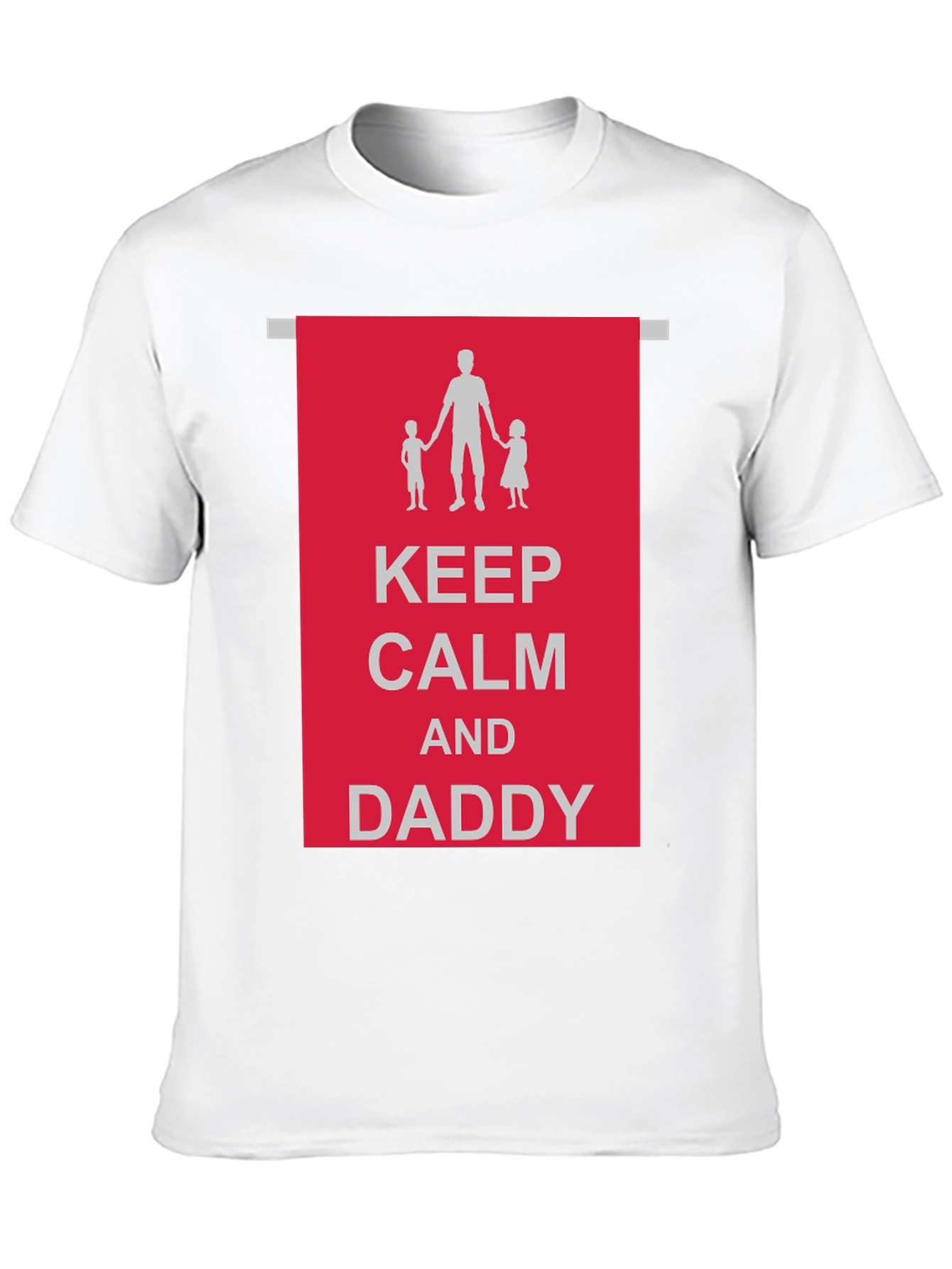 Keep Calm and Daddy Black T-Shirt