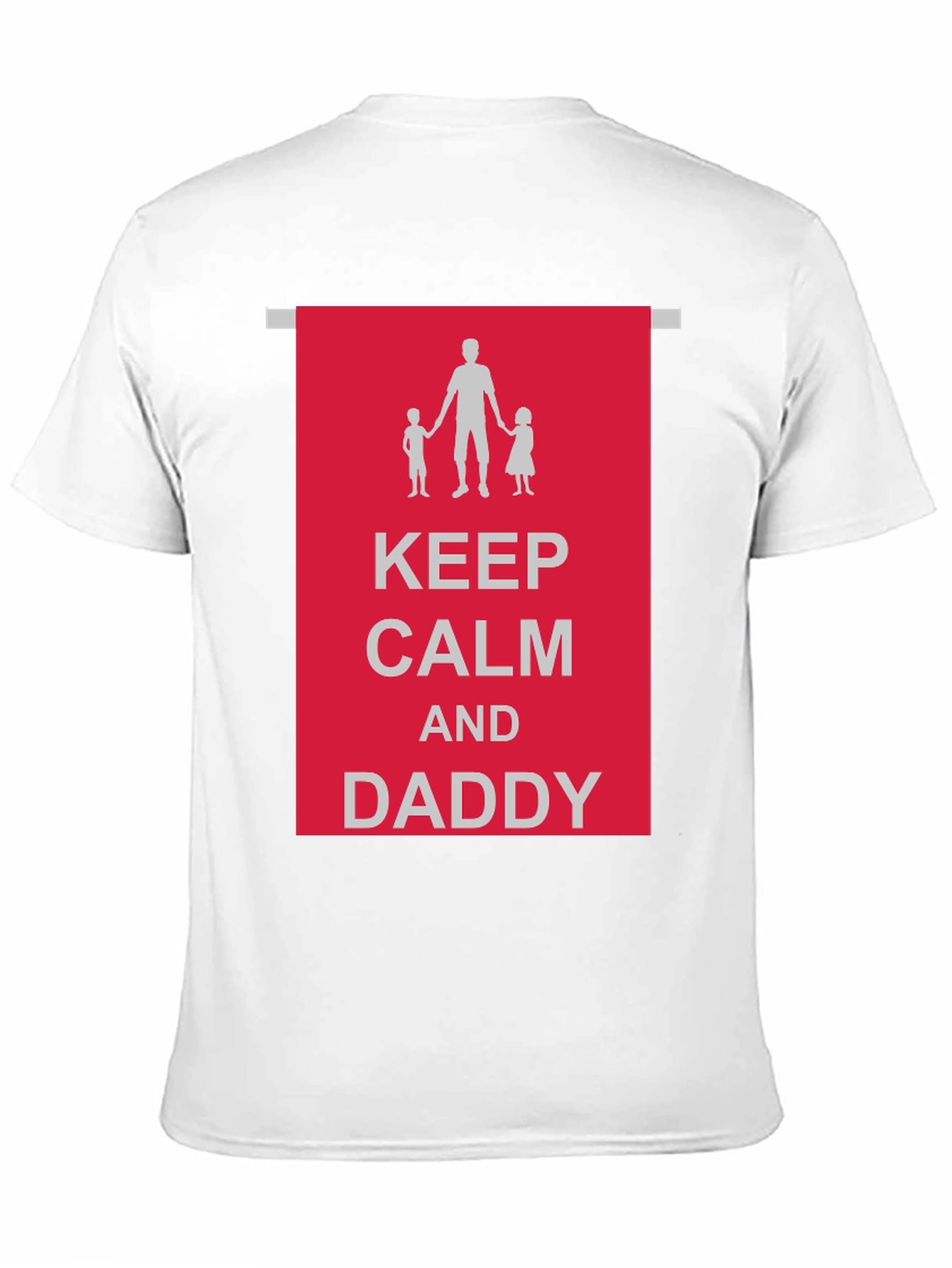 Keep Calm and Daddy Black T-Shirt