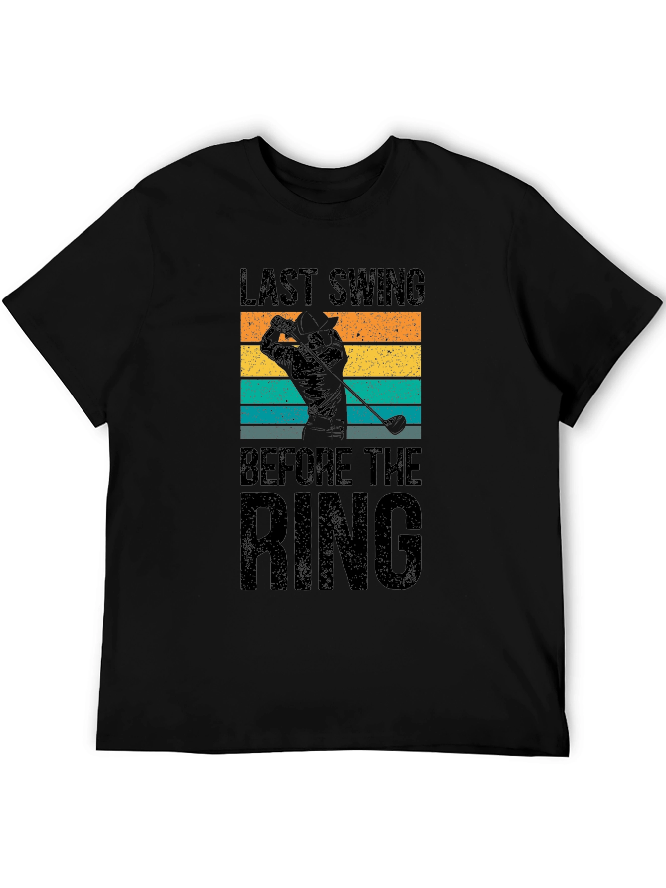 Last Swing Before the Ring Golfer T-Shirt