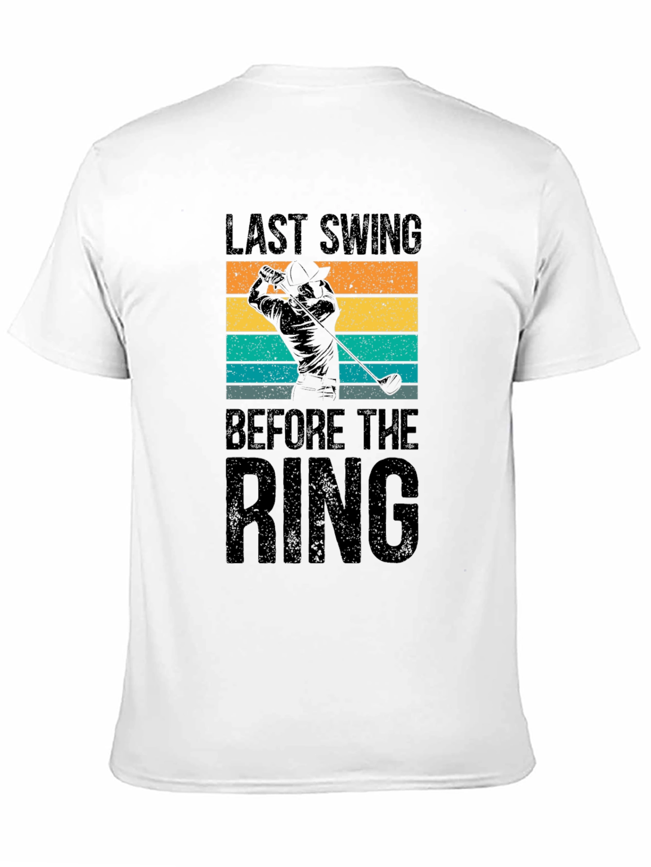 Last Swing Before the Ring Golfer T-Shirt