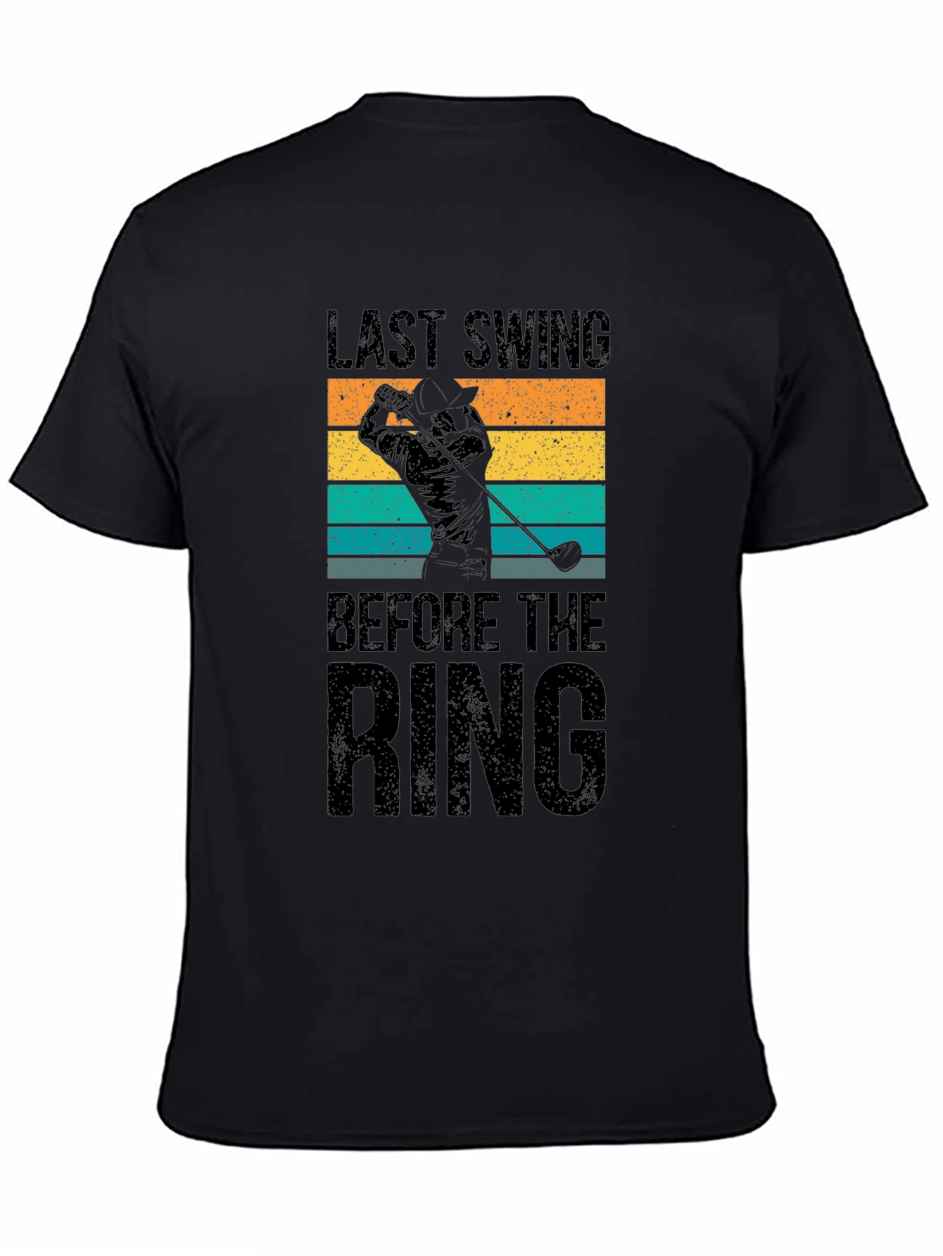 Last Swing Before the Ring Golfer T-Shirt