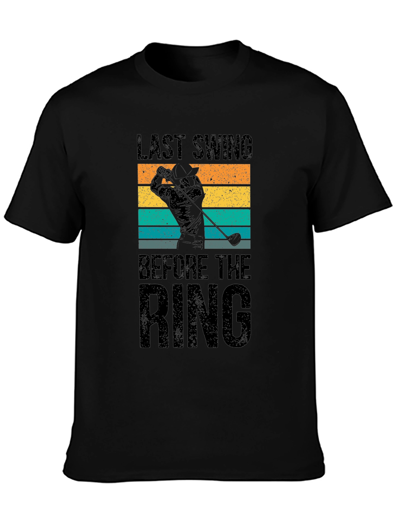 Last Swing Before the Ring Golfer T-Shirt