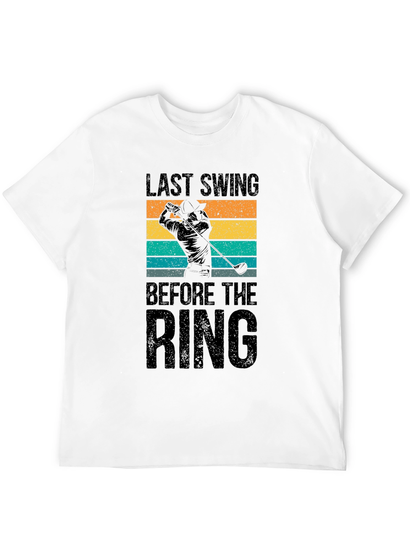 Last Swing Before the Ring Golfer T-Shirt
