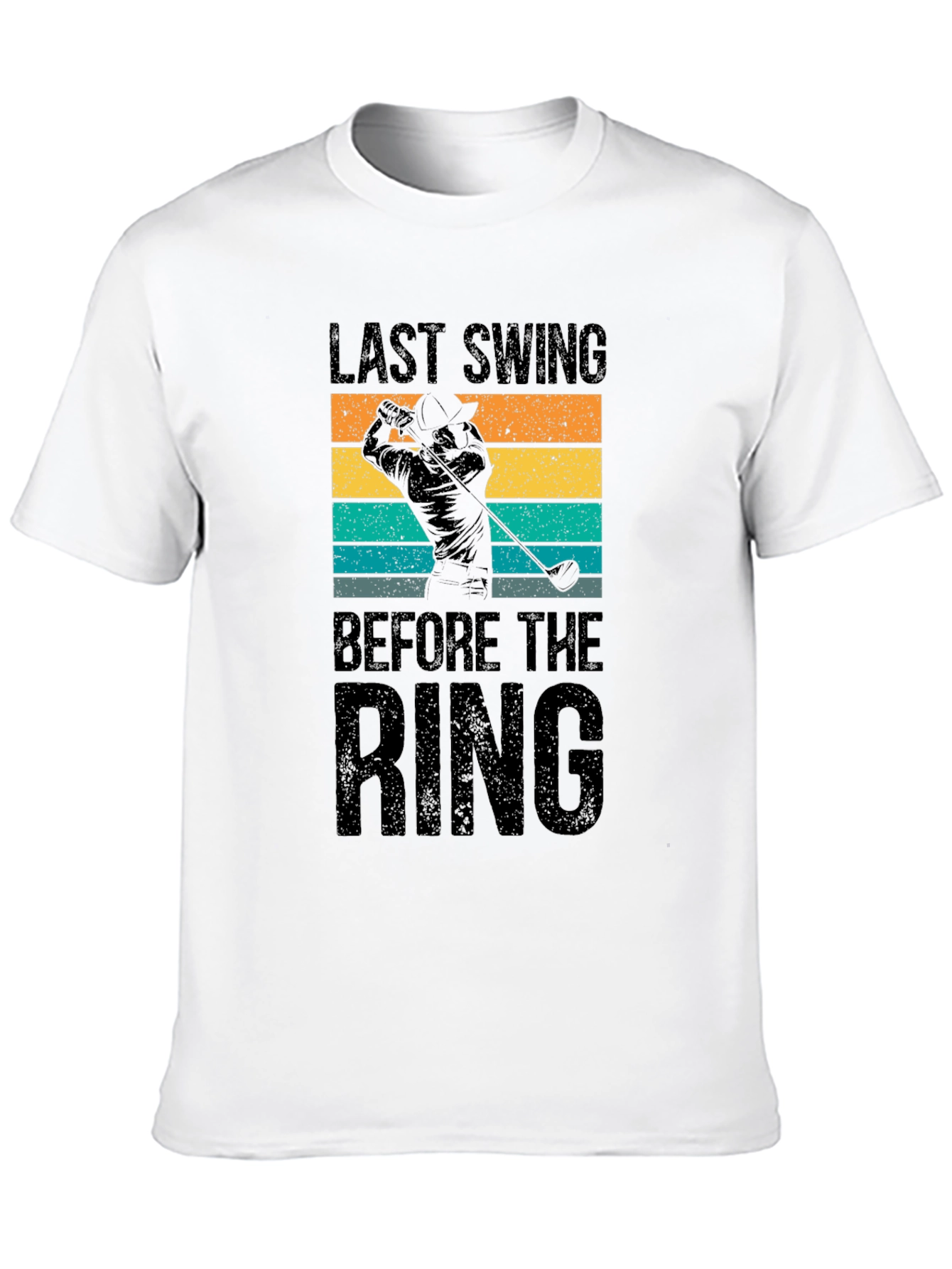Last Swing Before the Ring Golfer T-Shirt