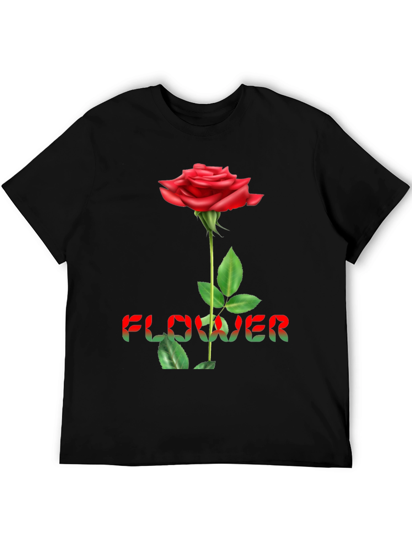 Rose Flower Graphic T-Shirt | Unisex Soft Cotton Tee