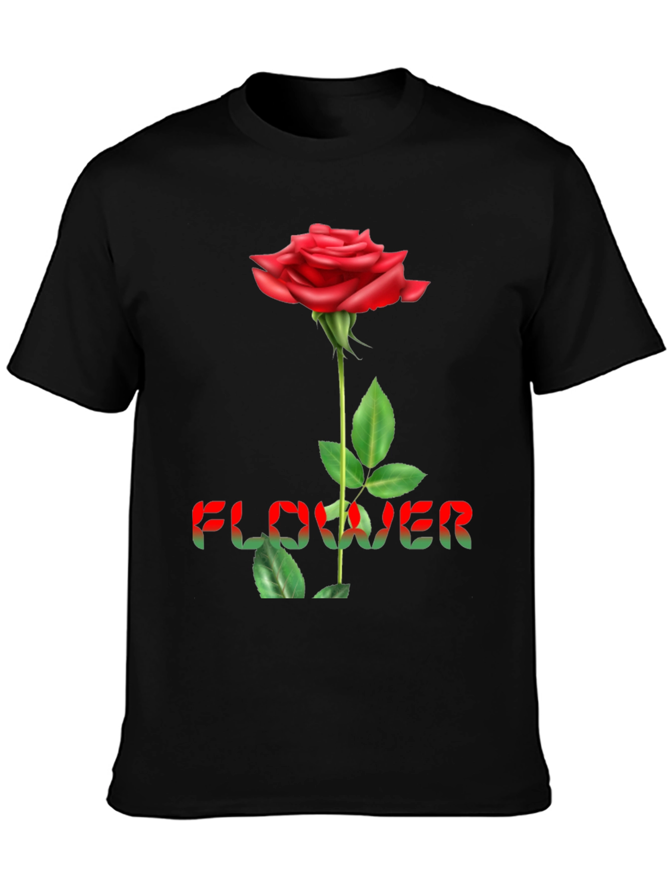 Rose Flower Graphic T-Shirt | Unisex Soft Cotton Tee