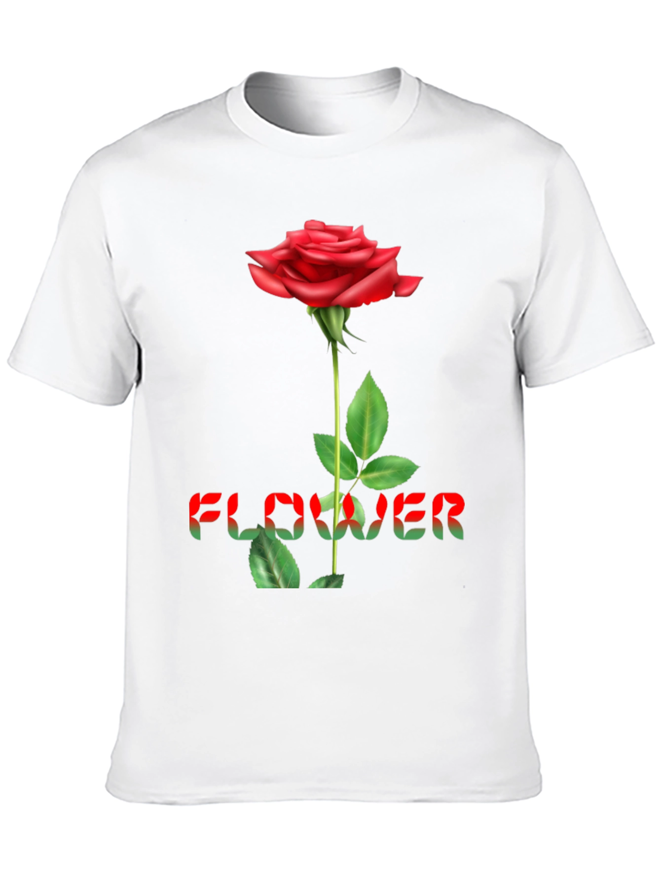 Rose Flower Graphic T-Shirt | Unisex Soft Cotton Tee