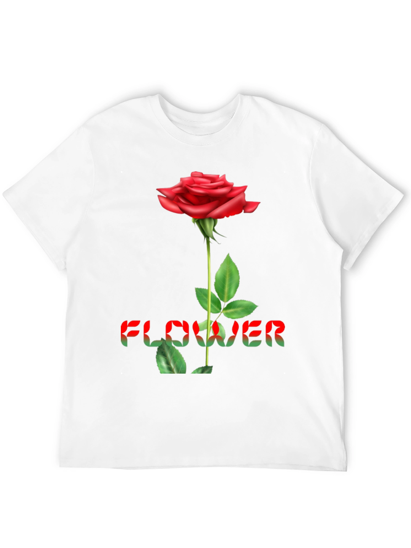 Rose Flower Graphic T-Shirt | Unisex Soft Cotton Tee