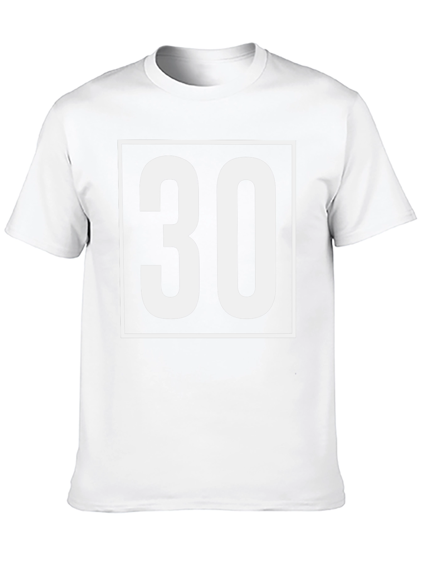Bold 30th Birthday T-Shirt - Black