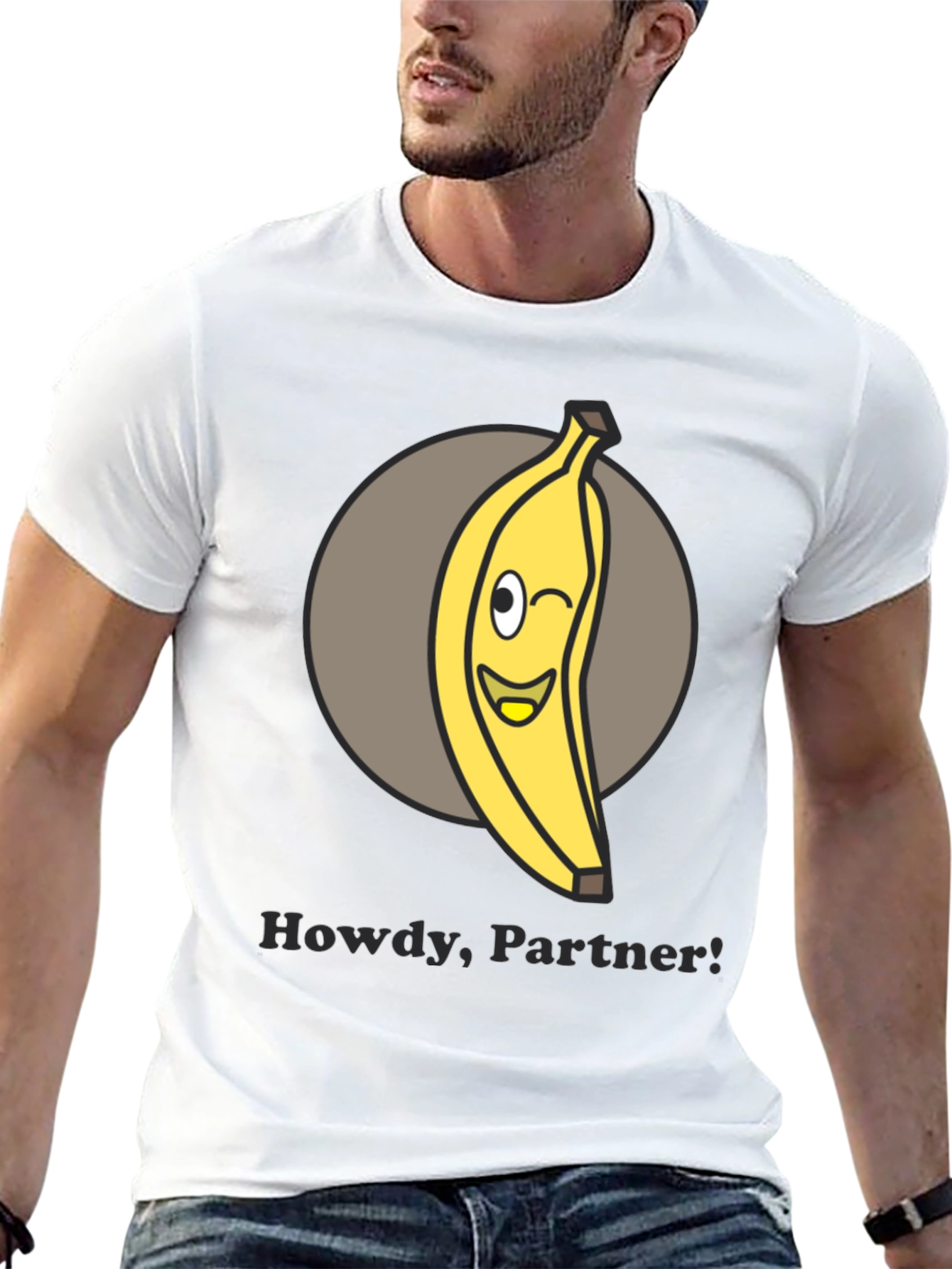 Howdy Partner Banana Graphic Tee