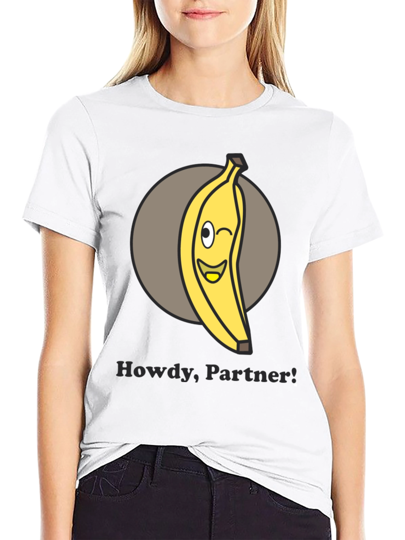 Howdy Partner Banana Graphic Tee