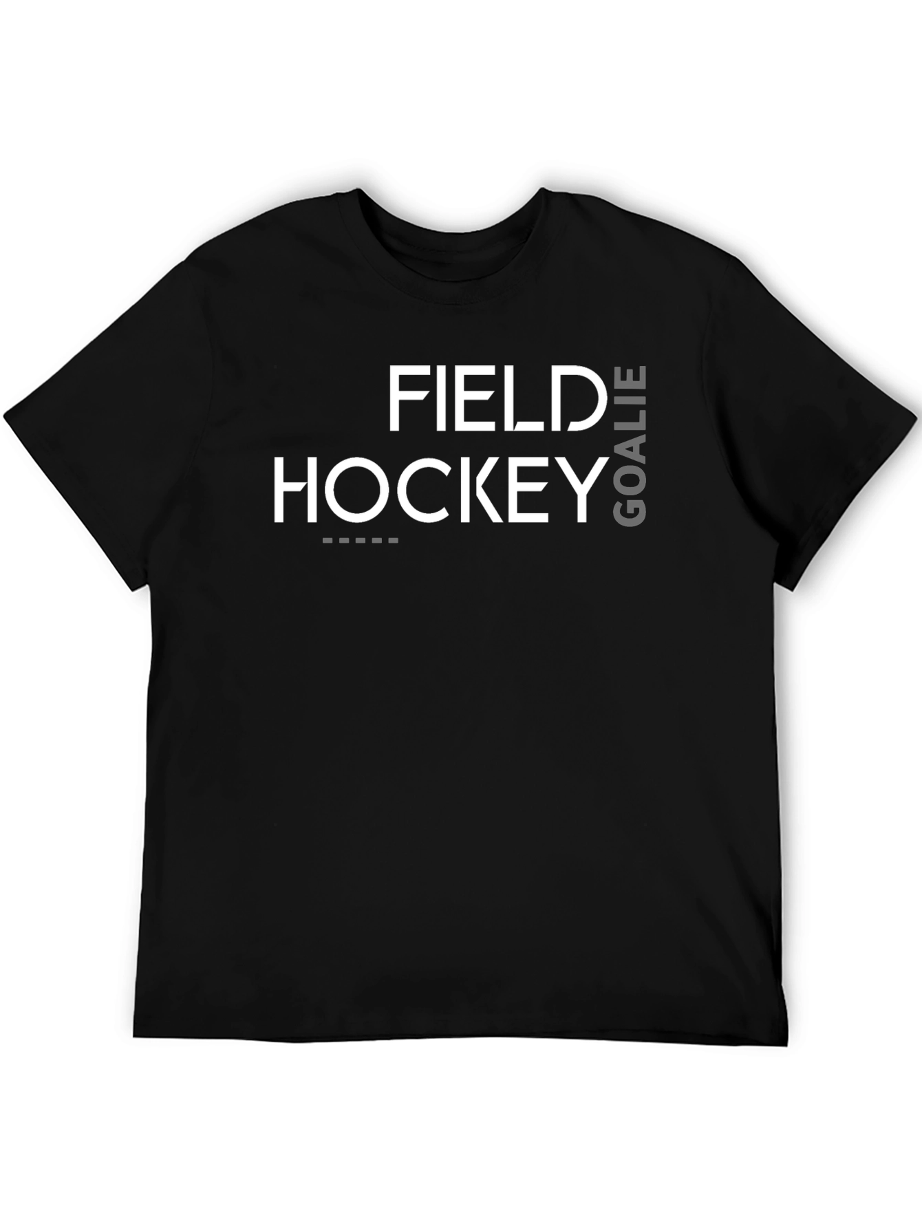 Field Hockey Goalie Black T-Shirt