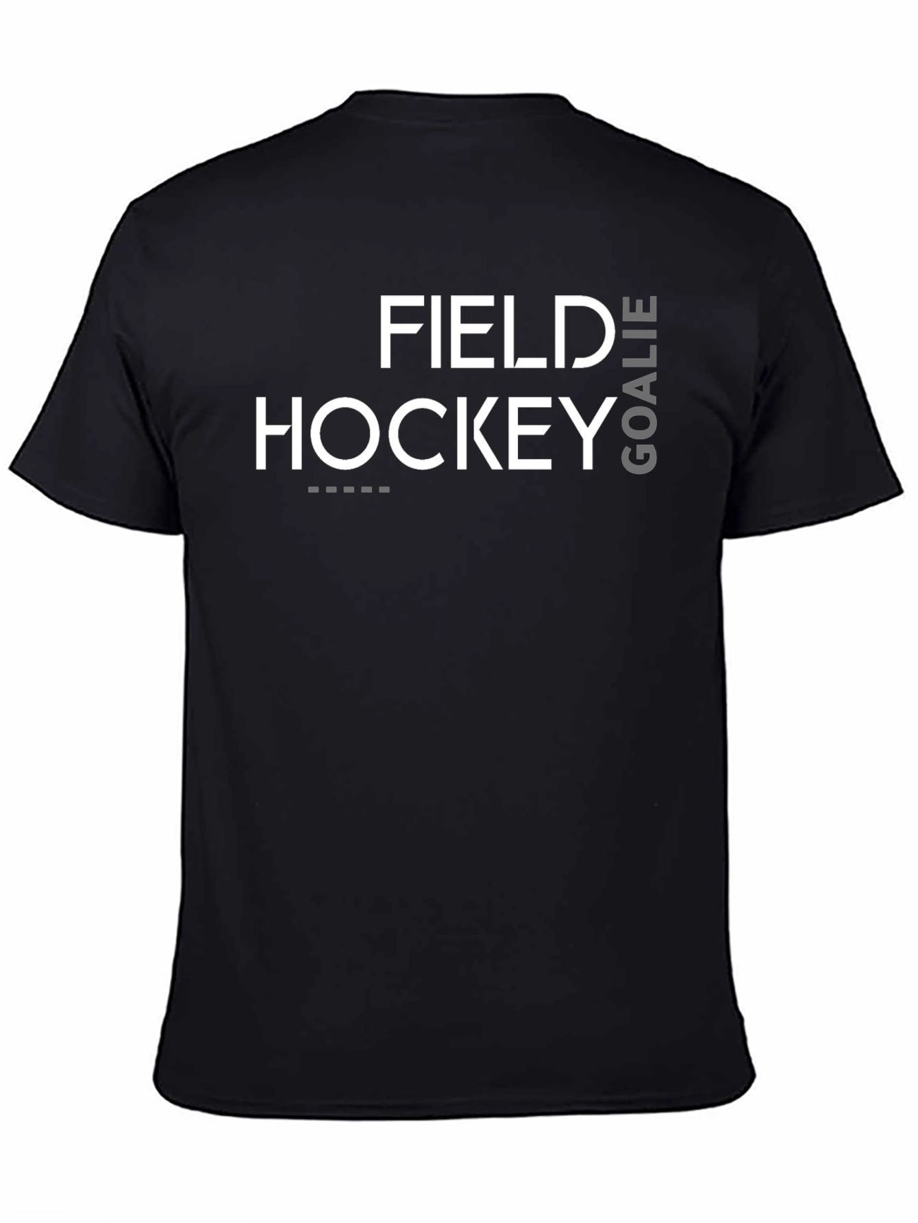 Field Hockey Goalie Black T-Shirt