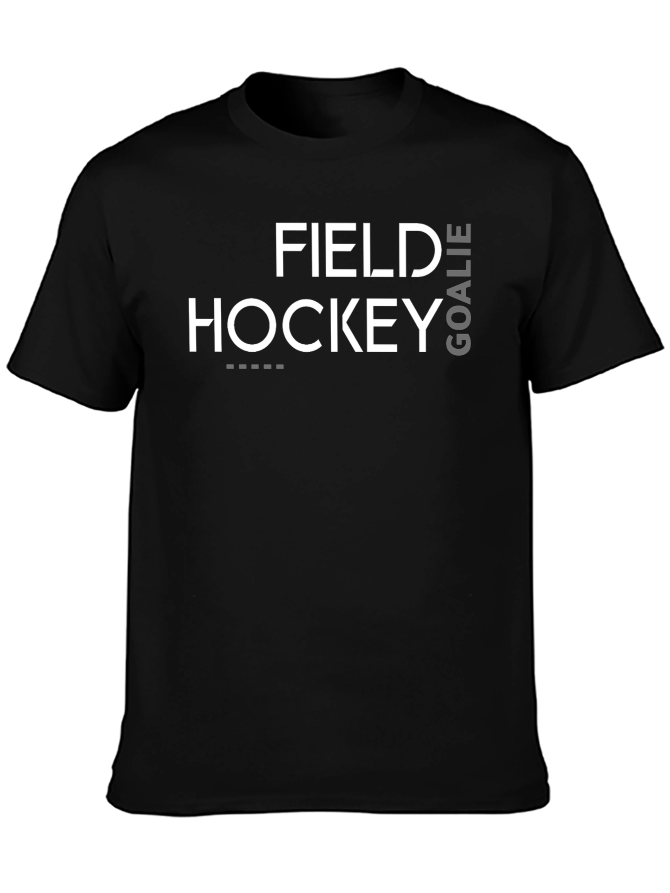 Field Hockey Goalie Black T-Shirt