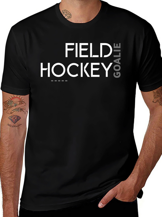 Field Hockey Goalie Black T-Shirt