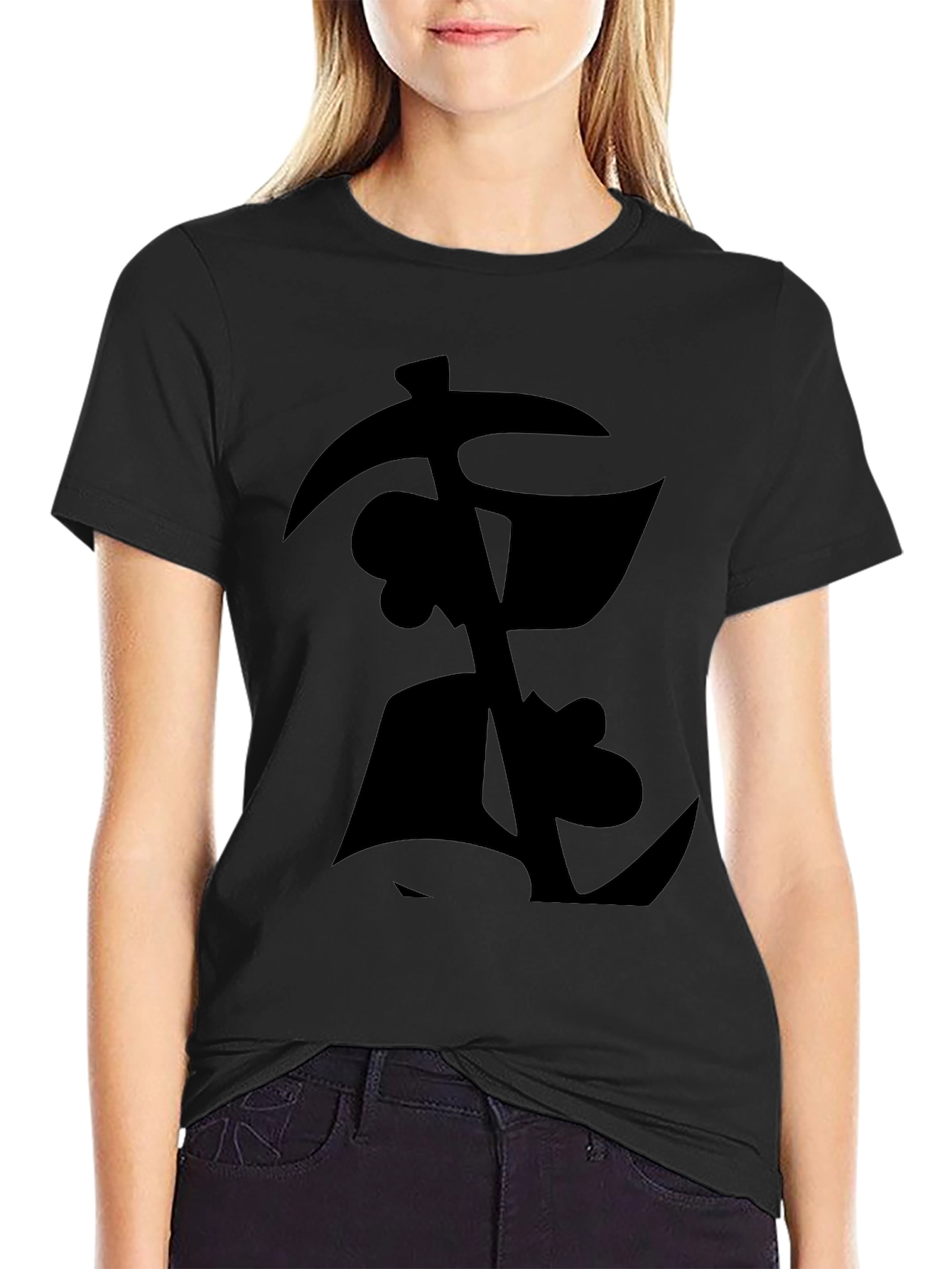 Mens Black Graphic T-Shirt
