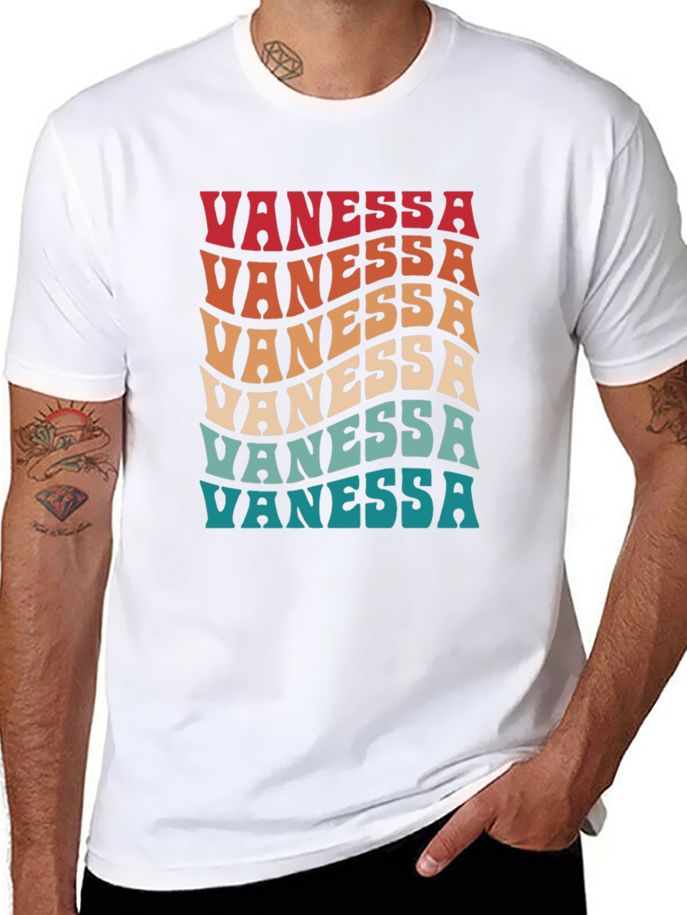 Vanessa Retro Wave T-Shirt