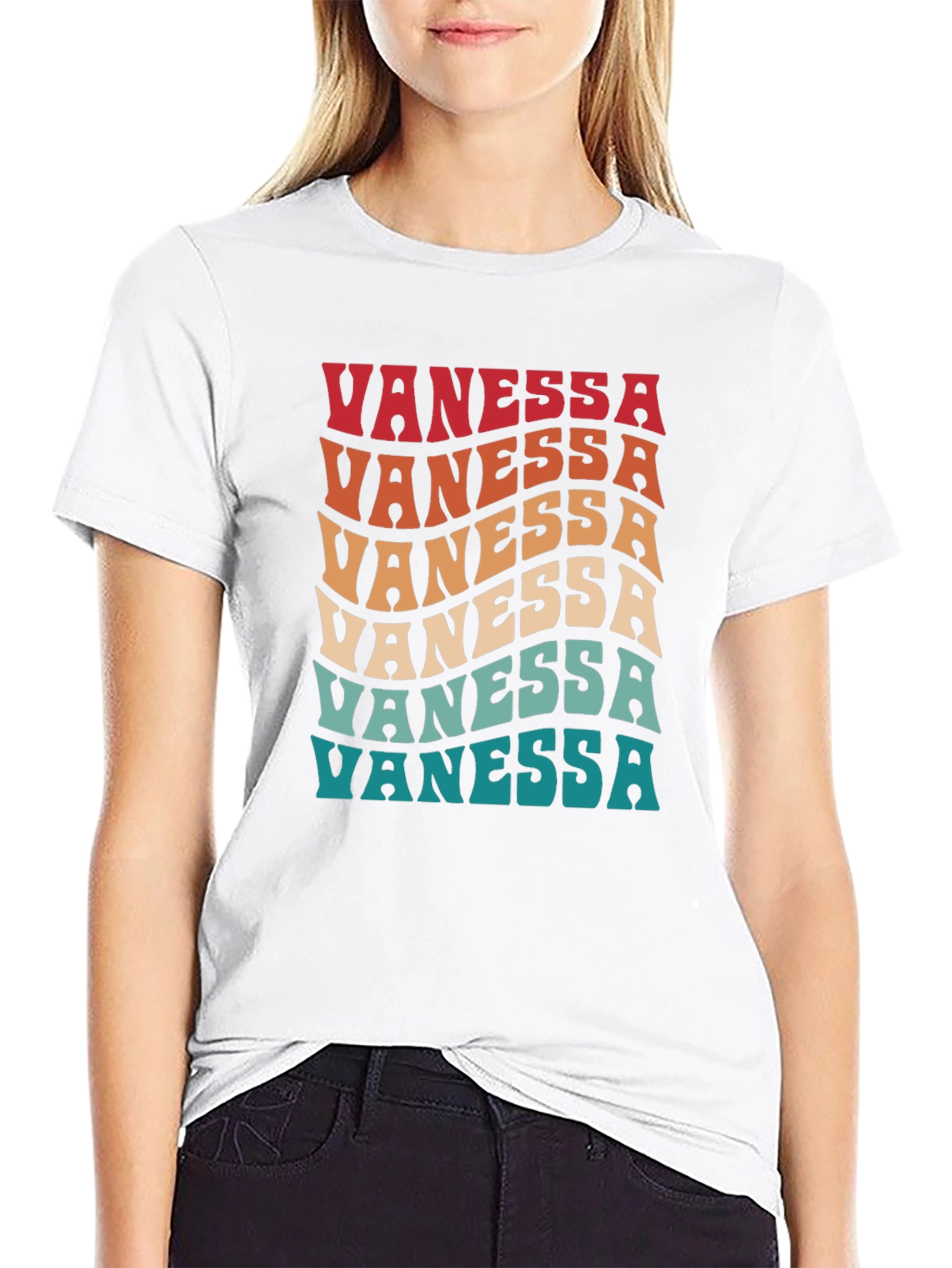 Vanessa Retro Wave T-Shirt