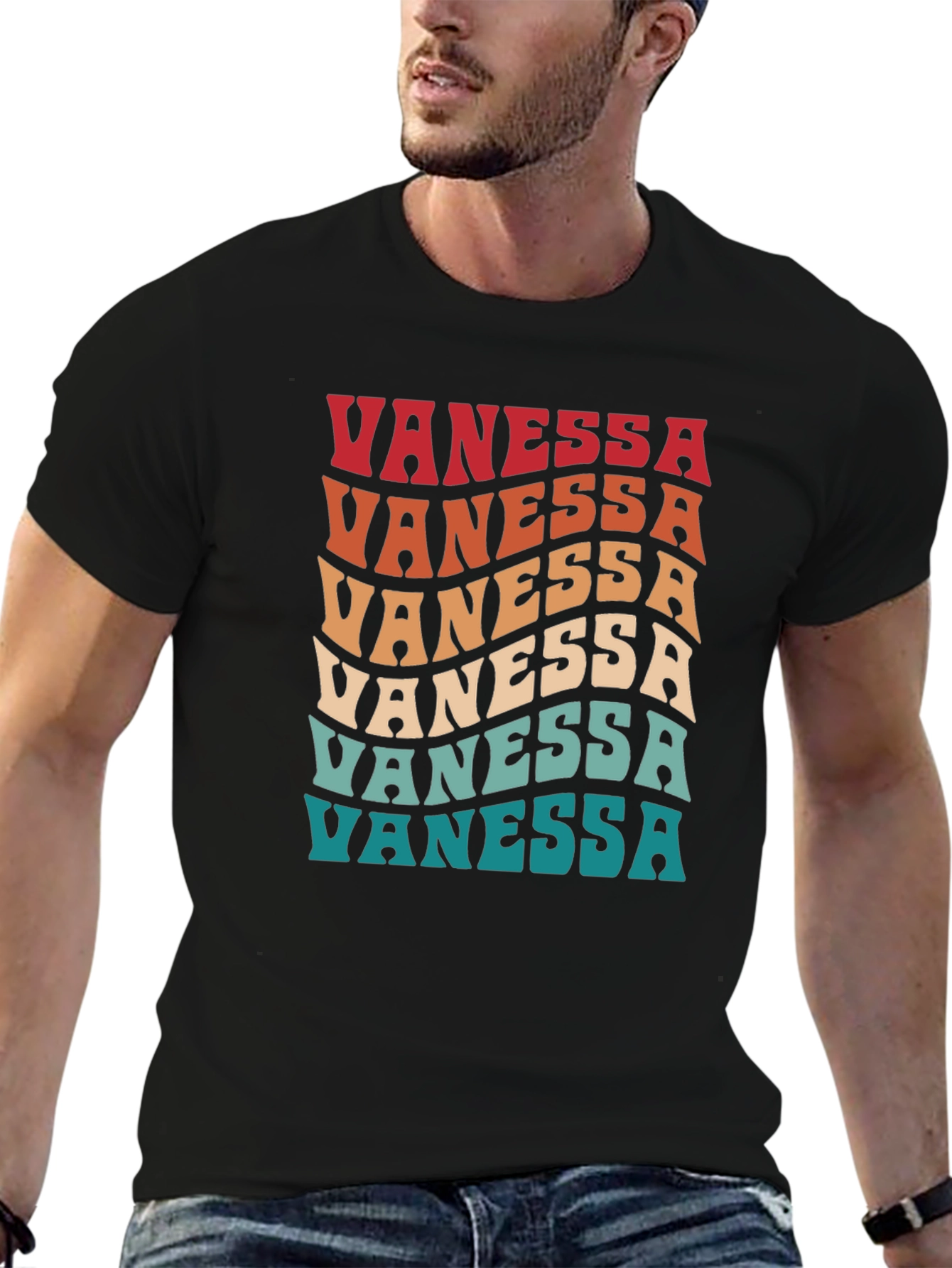 Vanessa Retro Wave T-Shirt