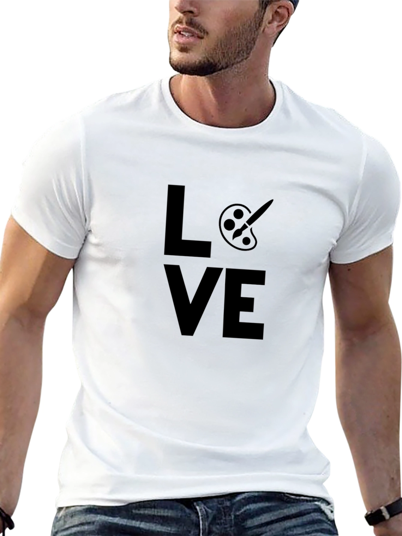 Love Art T-Shirt | Artist Painter Palette Tee
