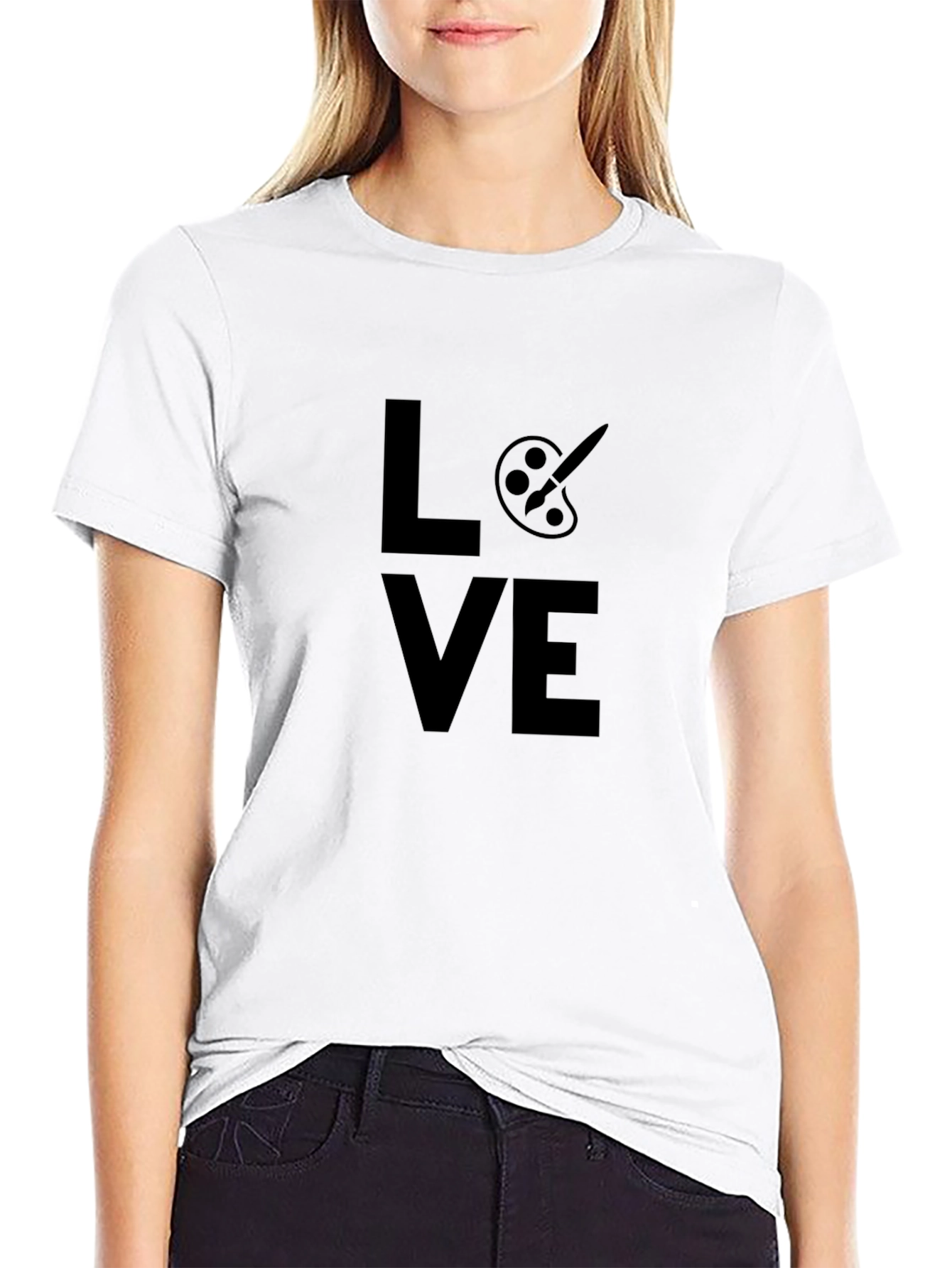 Love Art T-Shirt | Artist Painter Palette Tee