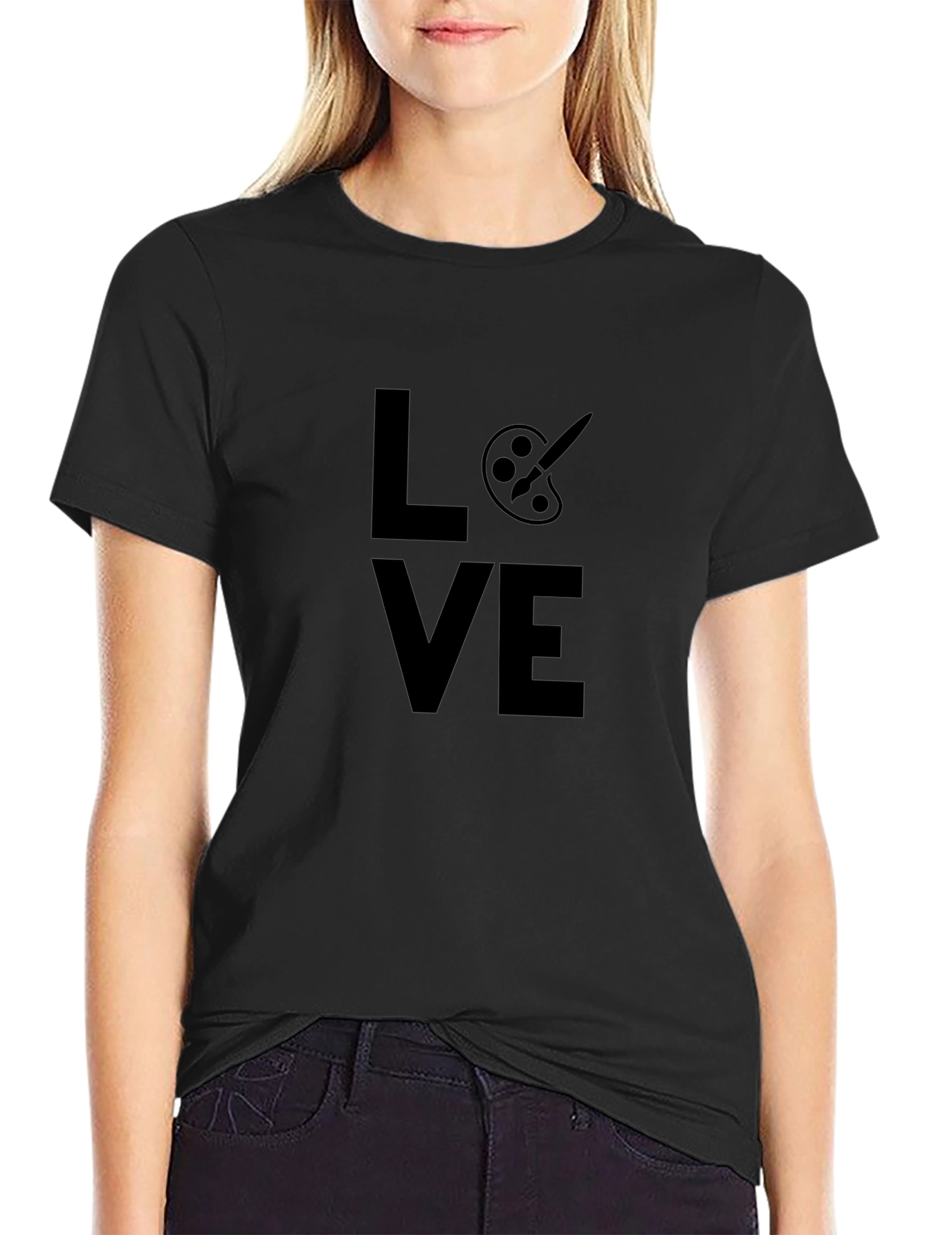 Love Art T-Shirt | Artist Painter Palette Tee