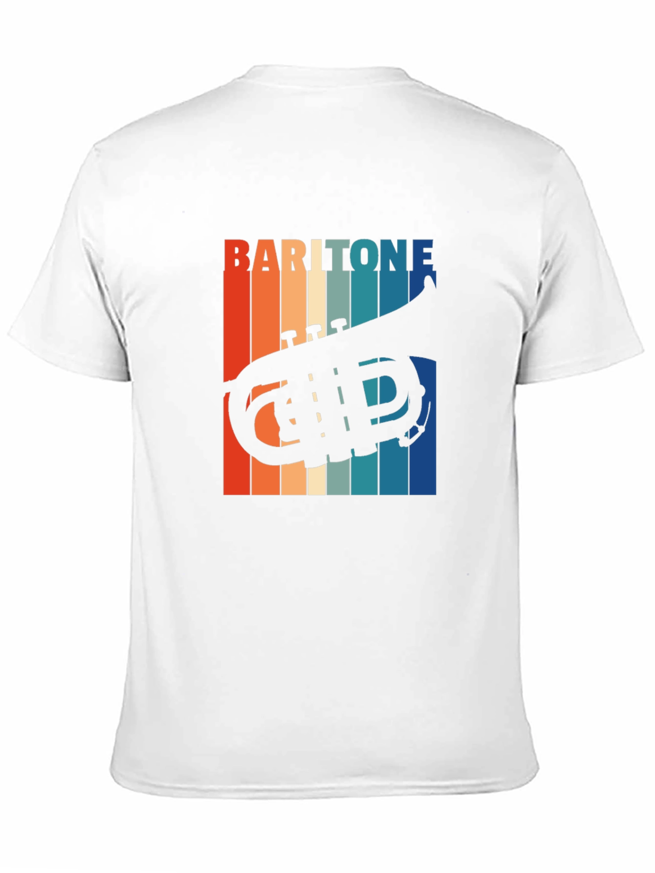 Baritone Horn Retro T-Shirt - Music Lovers Gift
