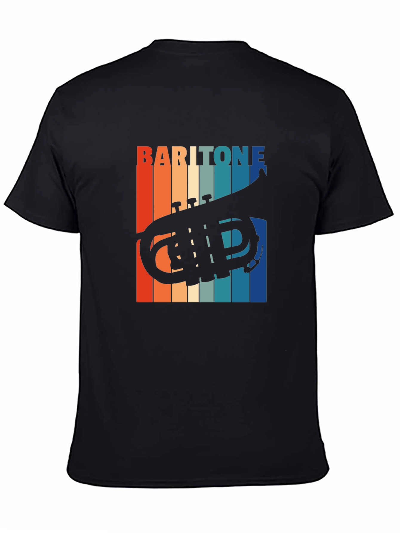 Baritone Horn Retro T-Shirt - Music Lovers Gift