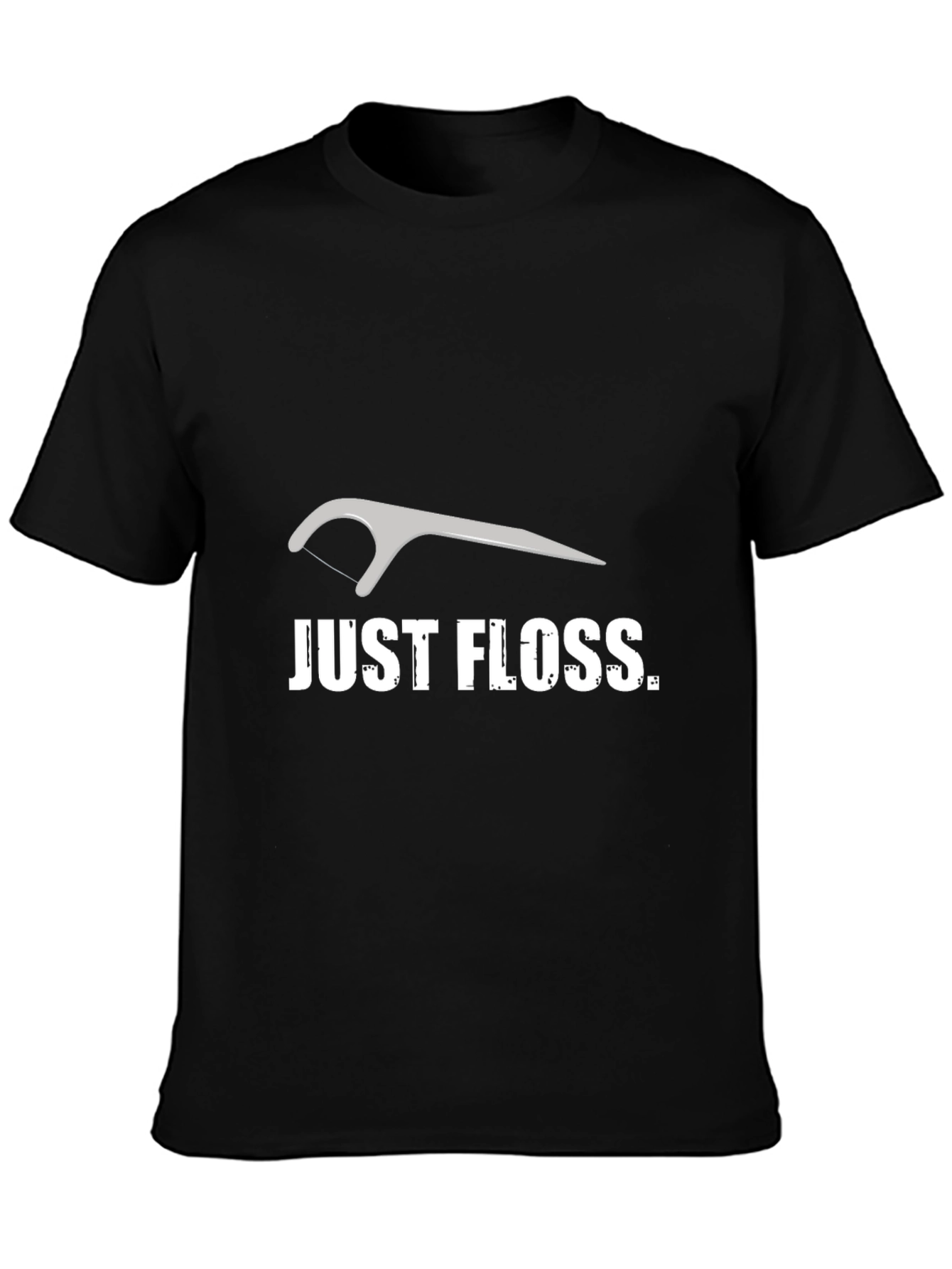 Just Floss Graphic Tee - Dental Hygiene T-Shirt