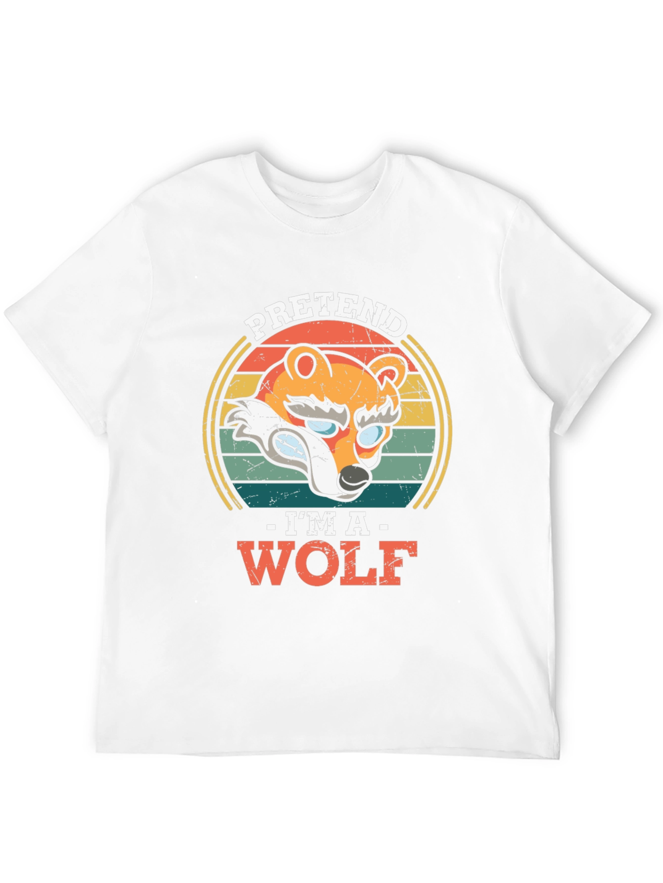 Pretend Im A Wolf Graphic T-Shirt