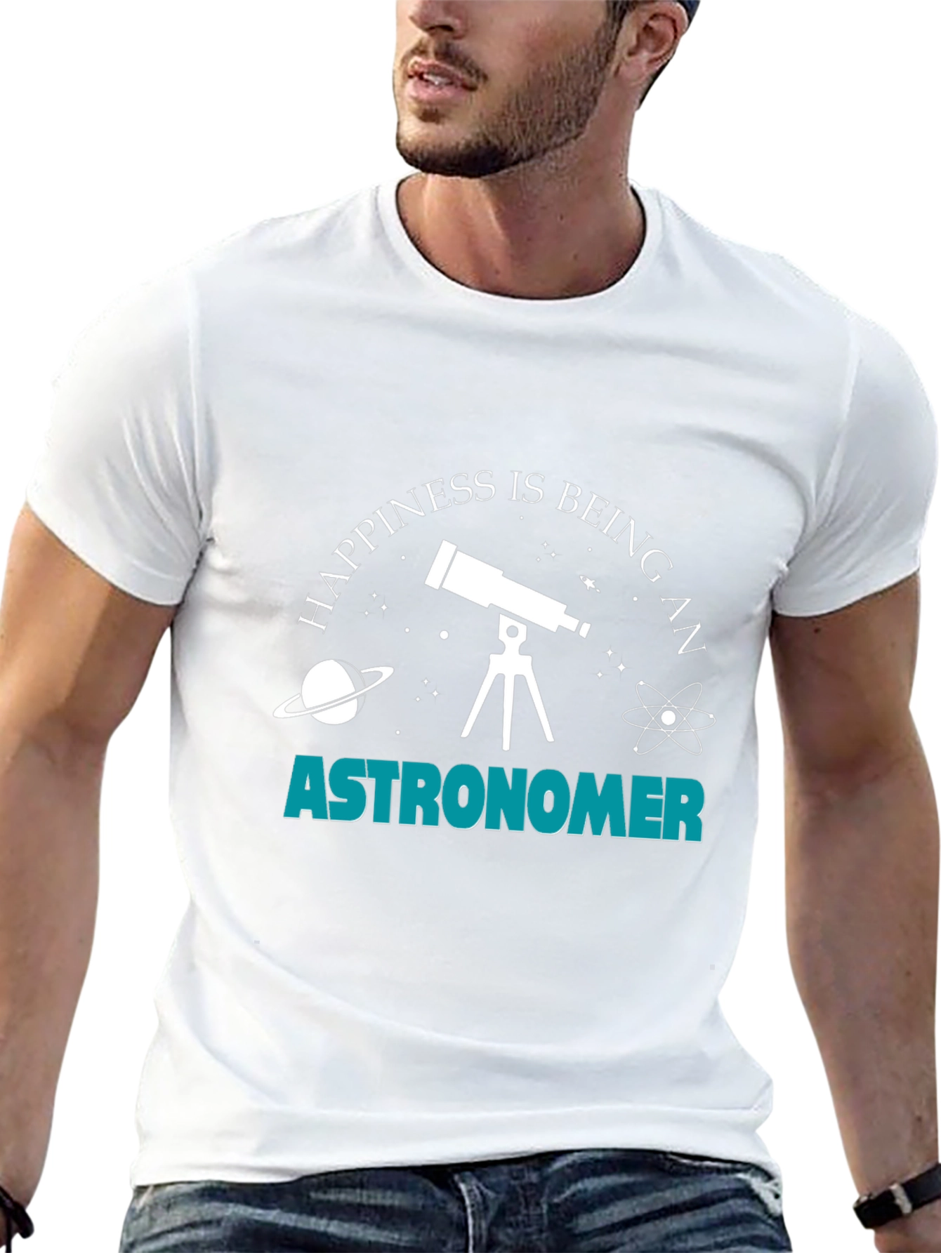 Astronomer Happiness Graphic Tee