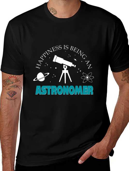 Astronomer Happiness Graphic Tee
