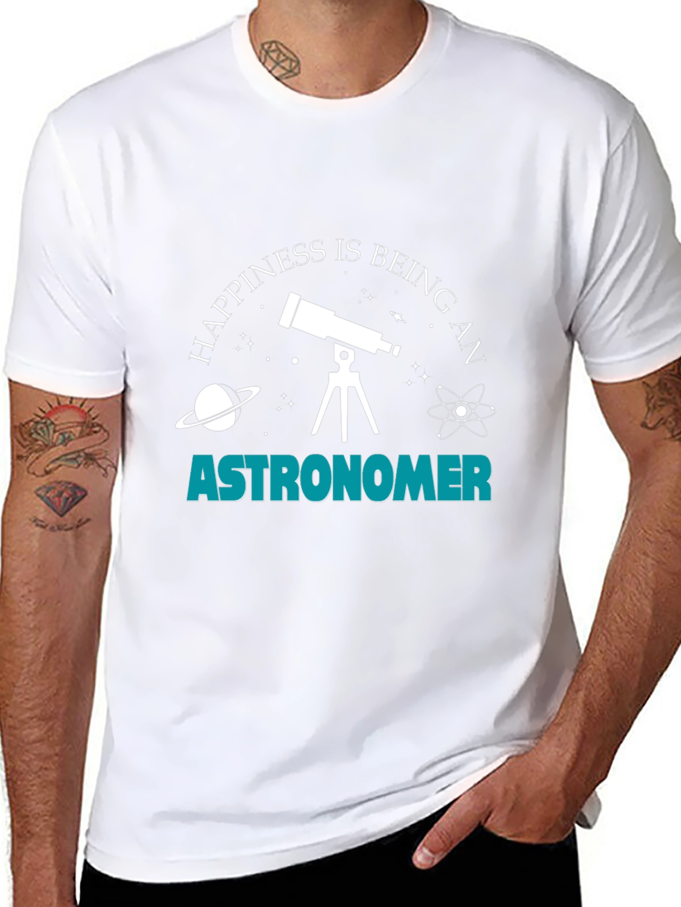 Astronomer Happiness Graphic Tee