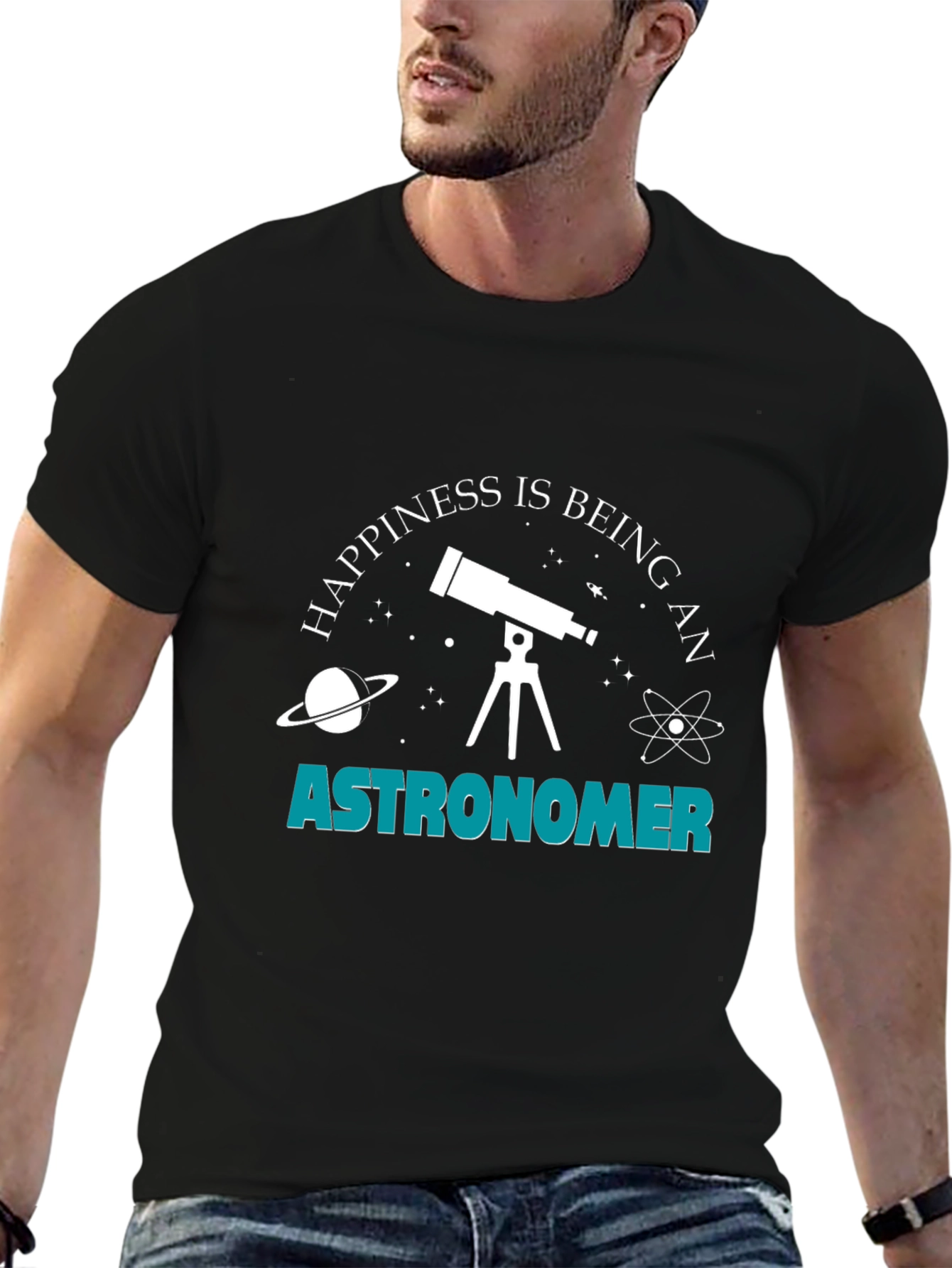 Astronomer Happiness Graphic Tee