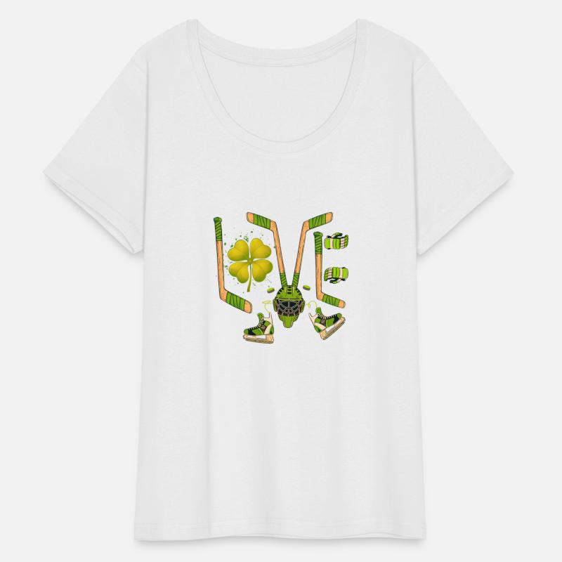 Ice Hockey St Patricks Day Love Cute Boys Girls Go